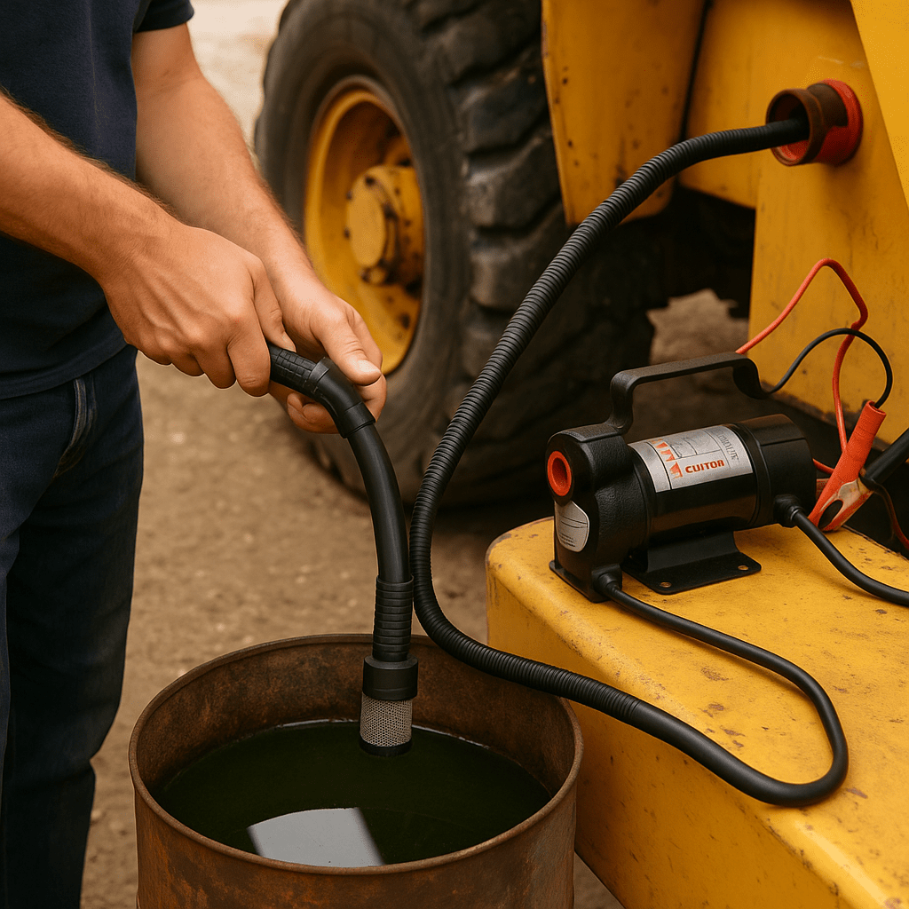 12V Pumpa za Pretakanje Ulja i Goriva - SAMO KLIKNI