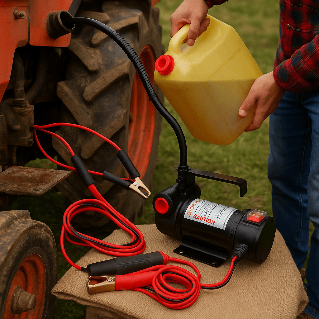 12V Pumpa za Pretakanje Ulja i Goriva - SAMO KLIKNI