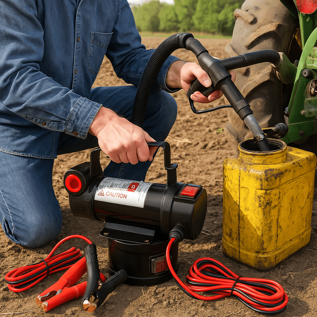 12V Pumpa za Pretakanje Ulja i Goriva - SAMO KLIKNI