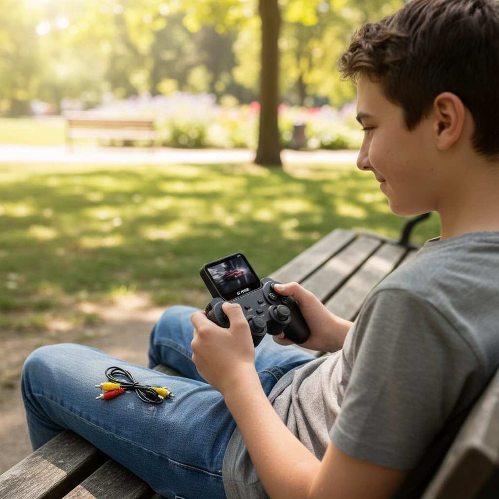 Prijenosna Retro Gaming Konzola S10 s Gamepadom i Ekranom - Digitalni Game Player Slika 2-5