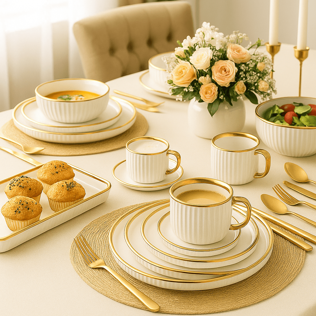 32 - dijelni Porculanski Set Posuđa - SAMO KLIKNI