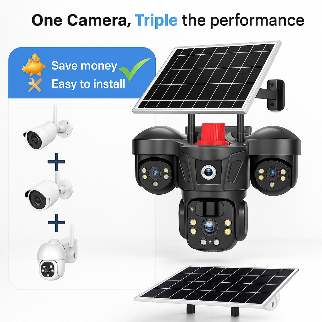 4G Solarna Pametna Sigurnosna Kamera - SAMO KLIKNI
