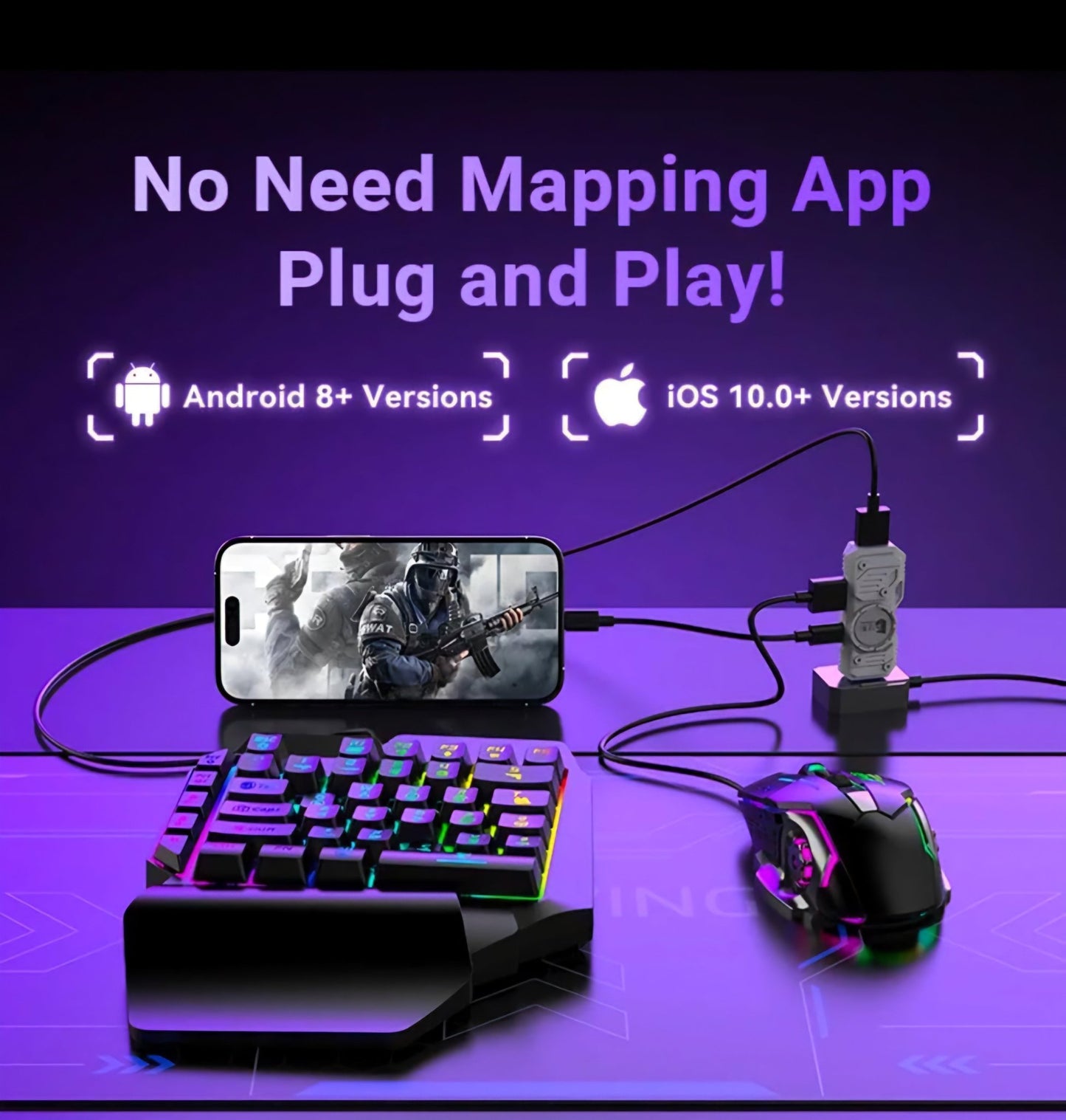 5 u 1 RGB Gaming Set za Mobilne Igrice - SAMO KLIKNI