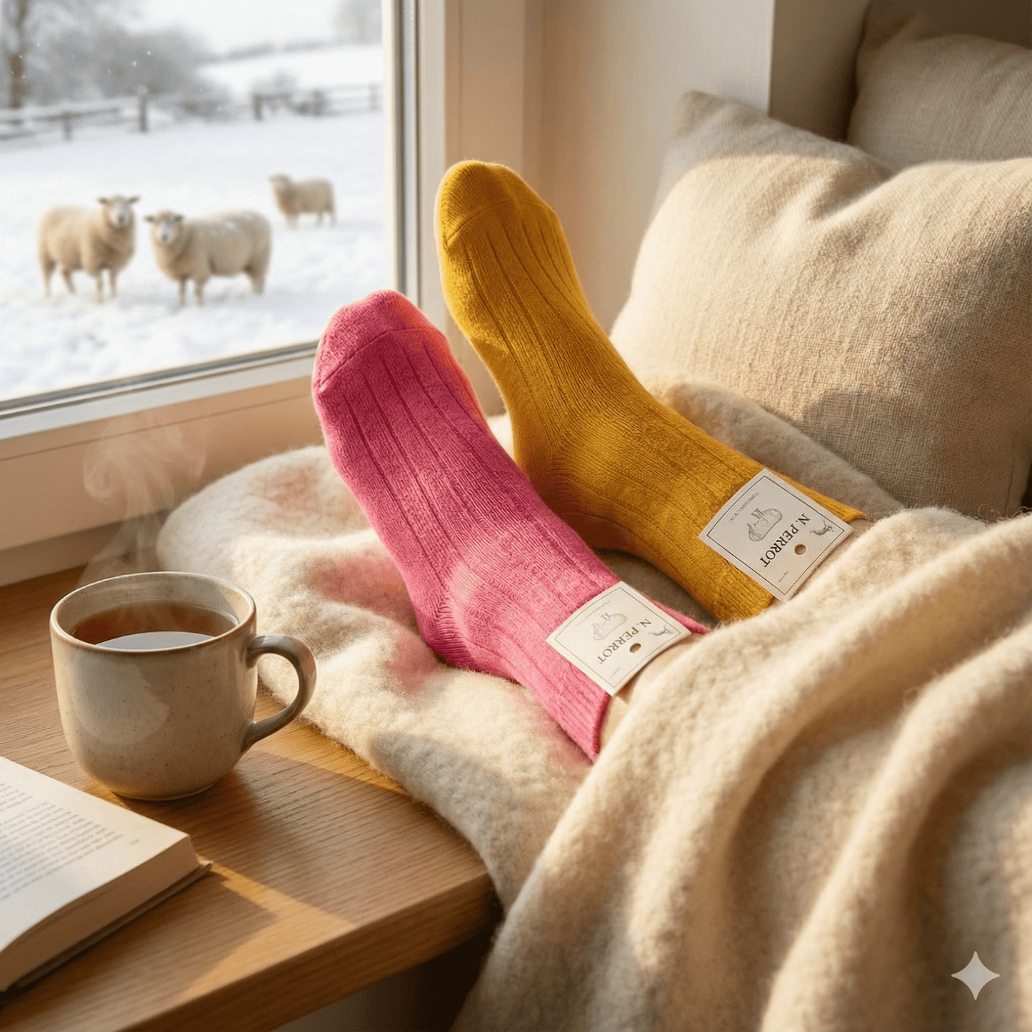 6 Pari Ženskih Vunenih Čarapa - SAMO KLIKNI