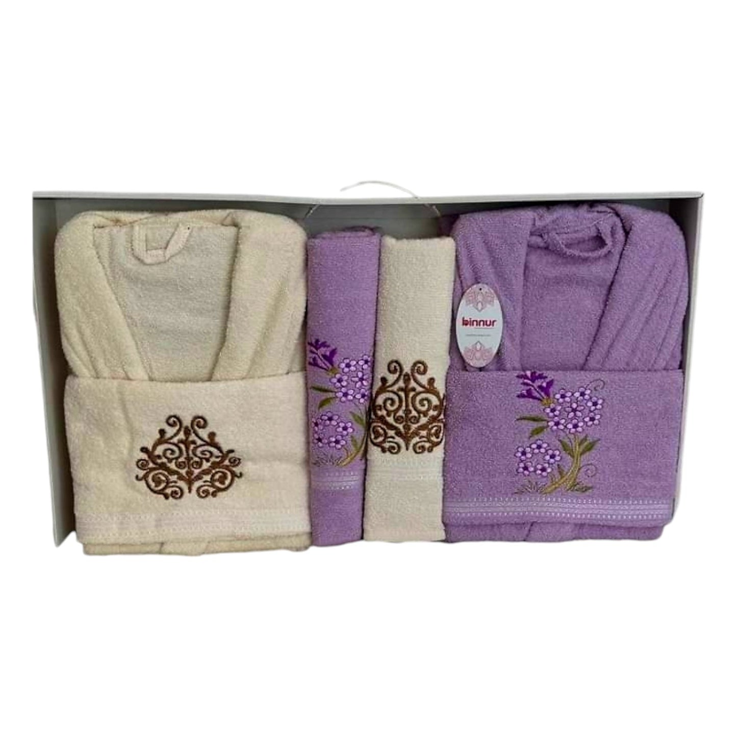 6u1 Bade Mantil Poklon Set Binur - SAMO KLIKNI