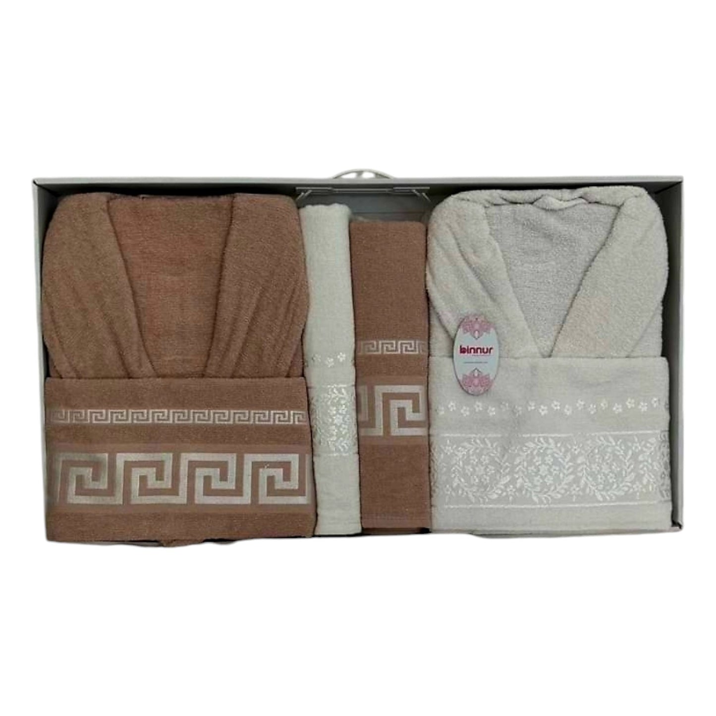 6u1 Bade Mantil Poklon Set Binur - SAMO KLIKNI