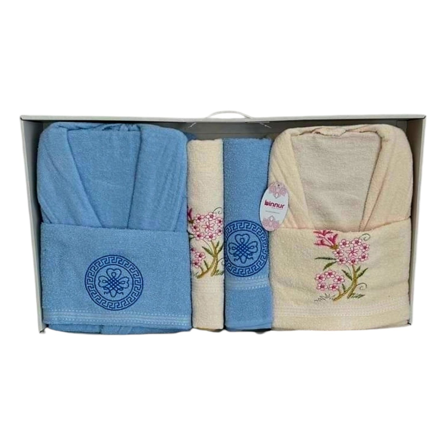 6u1 Bade Mantil Poklon Set Binur - SAMO KLIKNI
