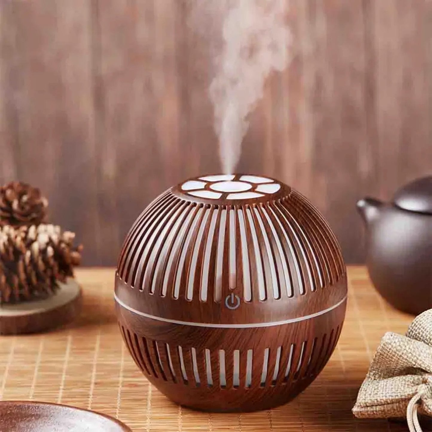 Aroma Difuzor 200 ml + GRATIS Set Eteričnih Ulja - SAMO KLIKNI
