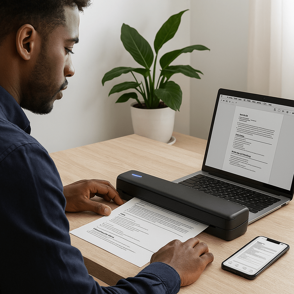 Bežični Prijenosni Printer A4 Formata - SAMO KLIKNI