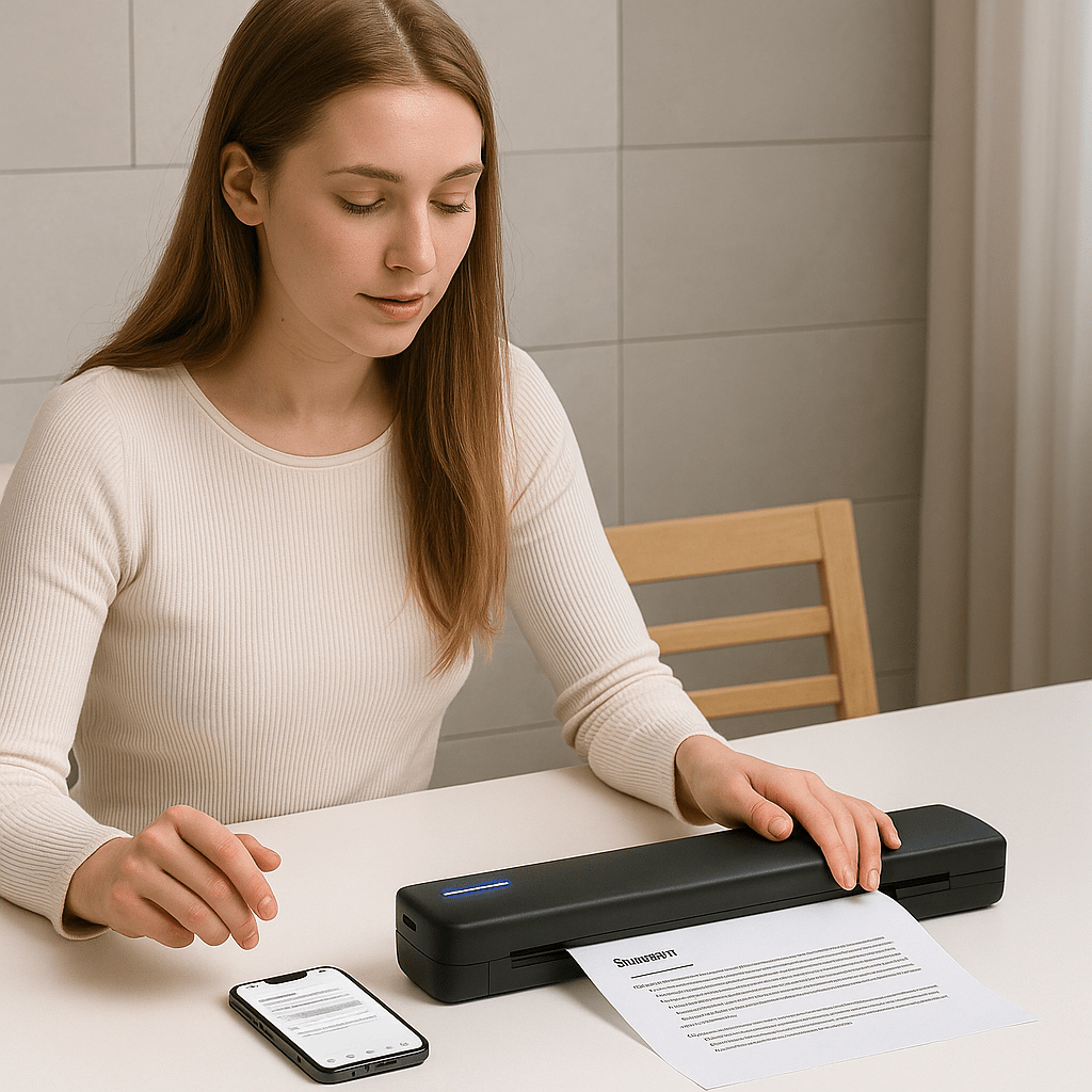 Bežični Prijenosni Printer A4 Formata - SAMO KLIKNI