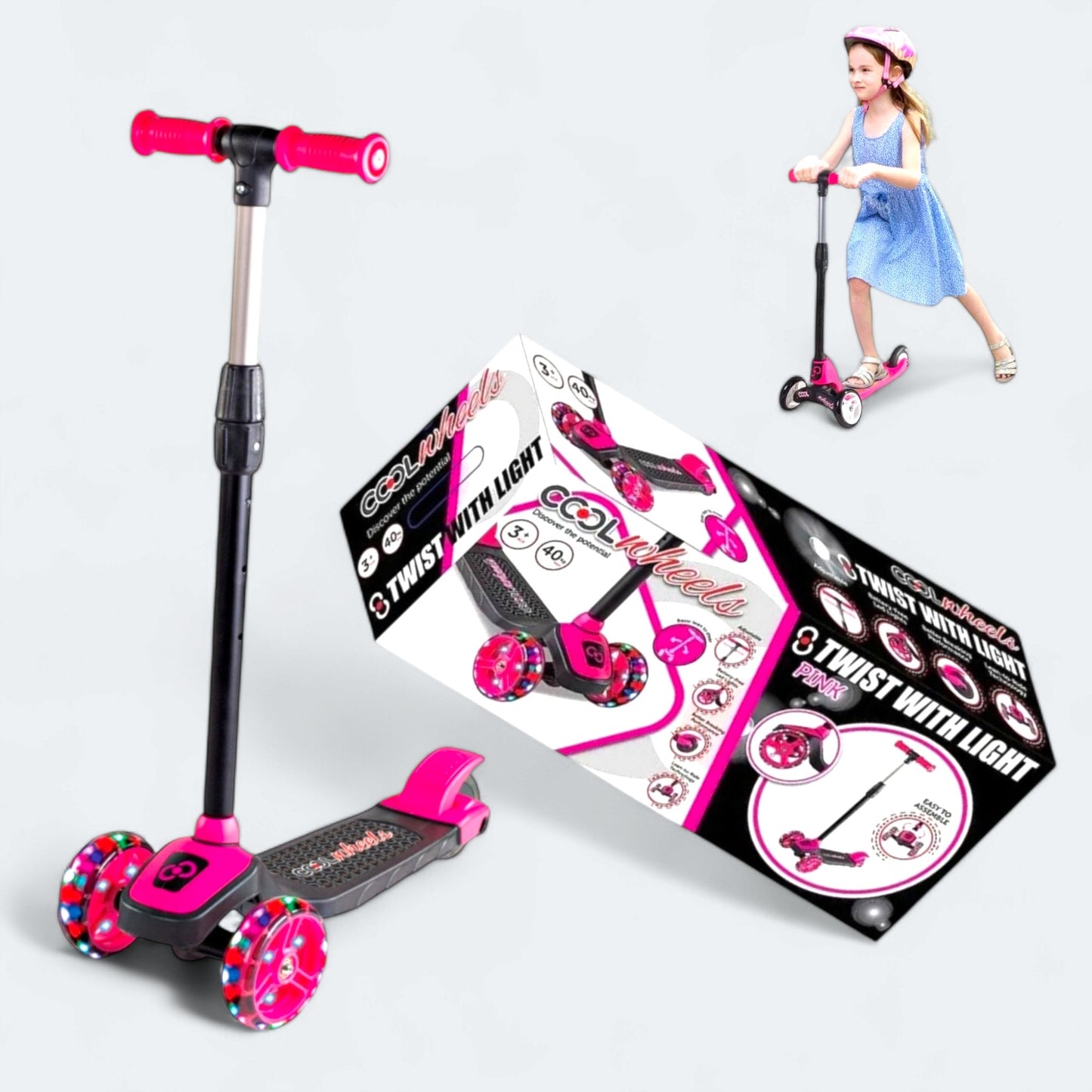 Cool Wheels svjetleći skuter - SAMO KLIKNI