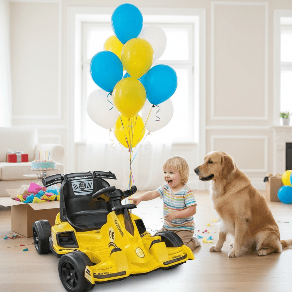 Dječji Električni Go - Kart Trkaći Auto – Dječje igračke – – slika 4