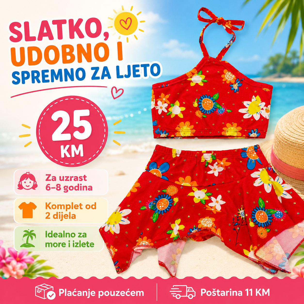 Dječji ljetni kupaći – – – slika 8