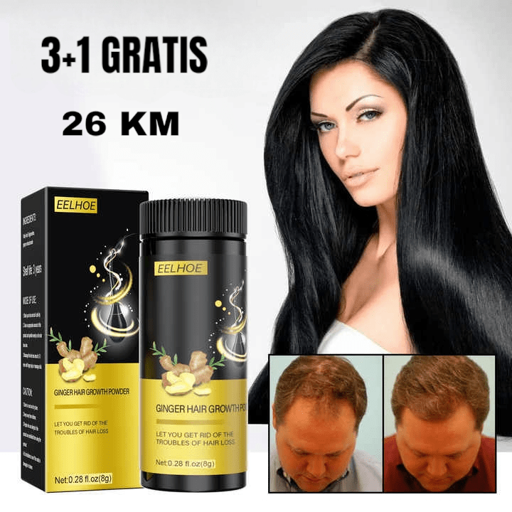 Đumbir prah za rast kose 3+1 GRATIS - SAMO KLIKNI