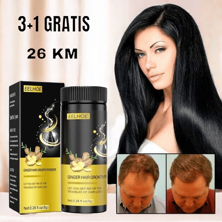 Đumbir prah za rast kose 3+1 GRATIS - SAMO KLIKNI