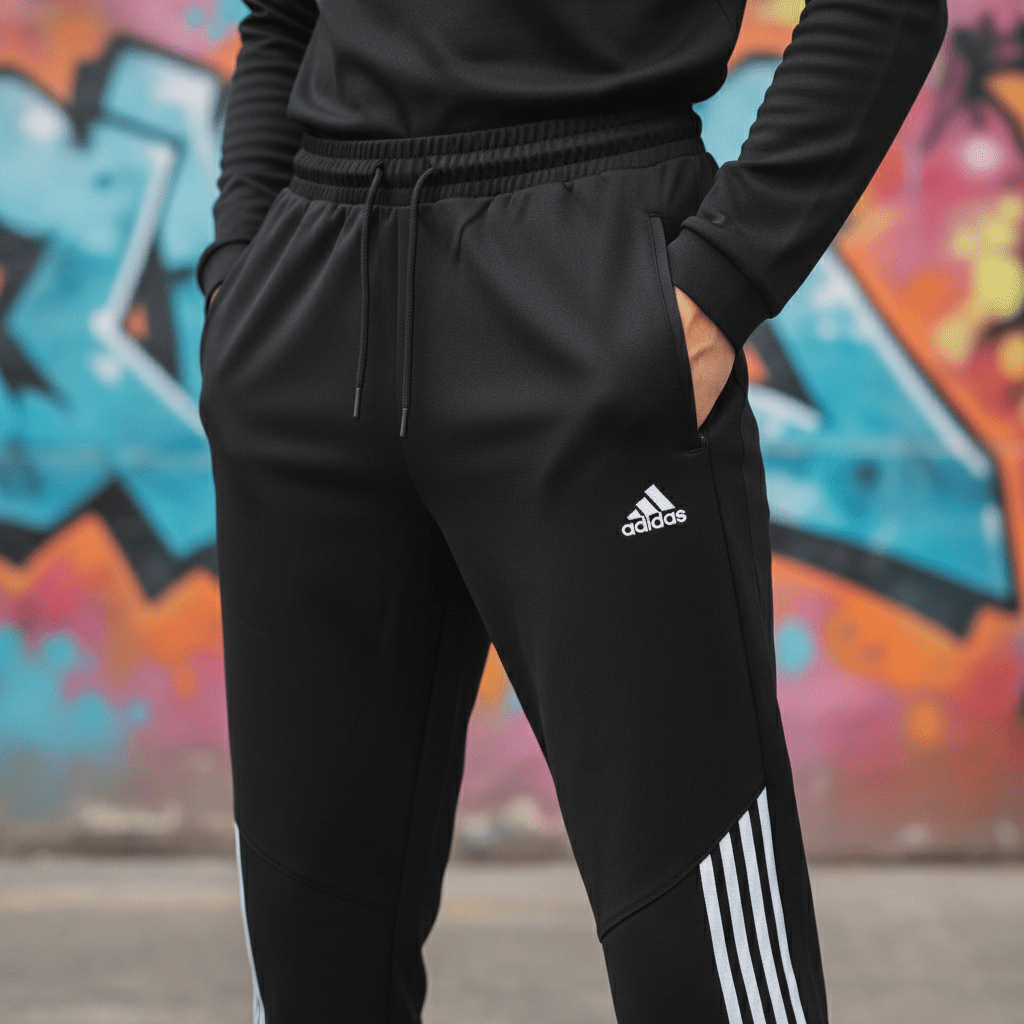 Elegantne Crne Sportske Hlače – Sportska odjeća – S – slika 6