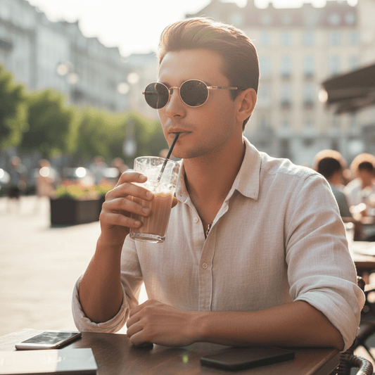 Elegantne Sunčane Naočale – Sunčane naočale – Zlatna/Crna – slika 2
