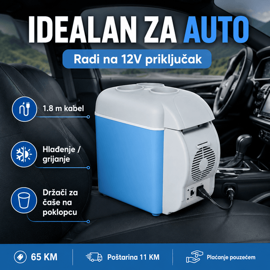 Električni Hladnjak i Grijač (7.5 L) – Kuhinjski Aparati – – slika 2