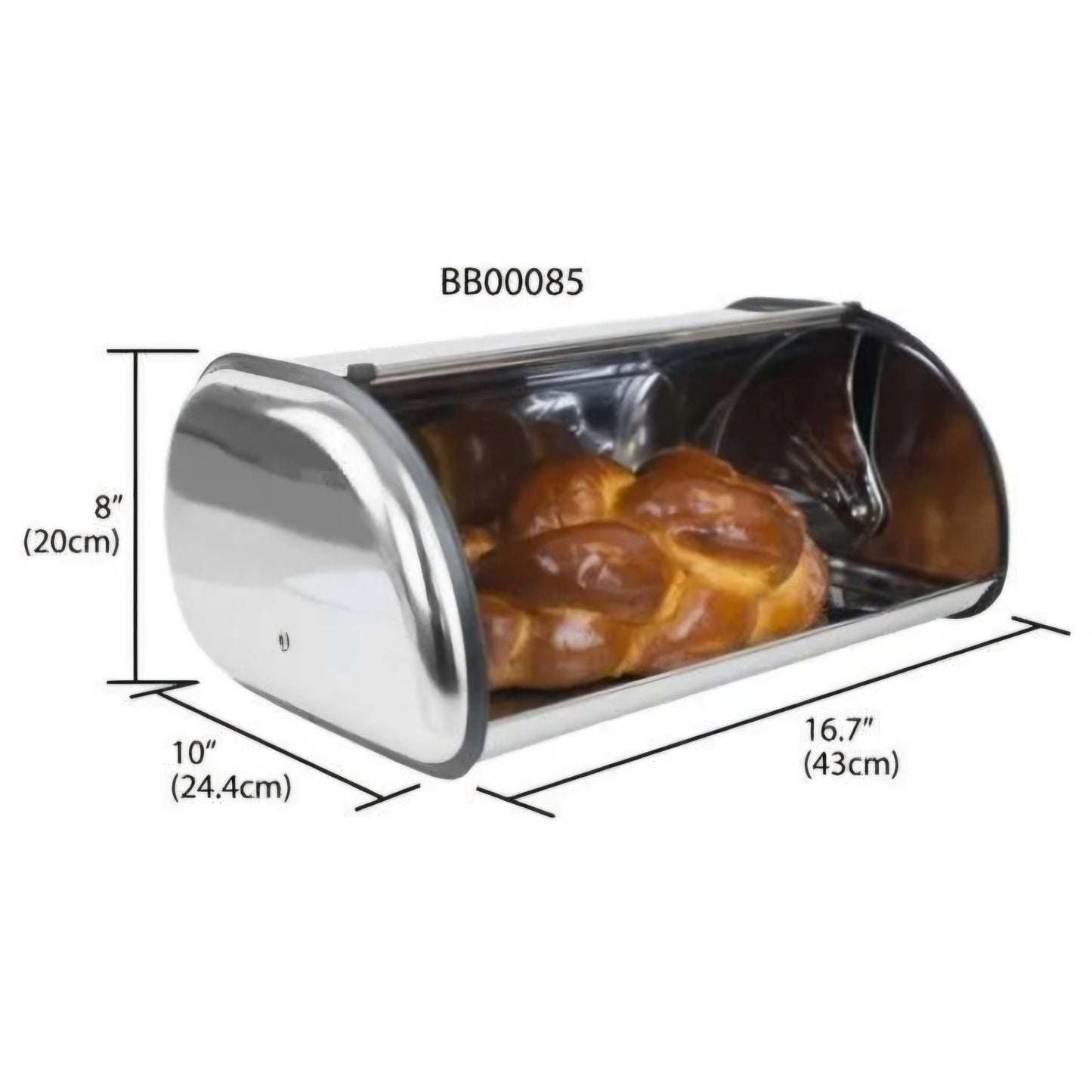 Inox Kutija za Kruh s Prozorom - SAMO KLIKNI