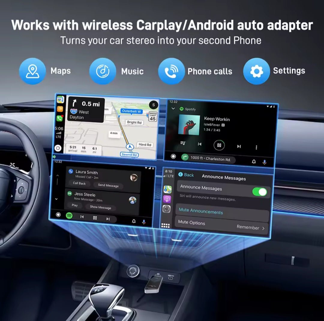 K82 Bežični Adapter za CarPlay i Android Auto - SAMO KLIKNI