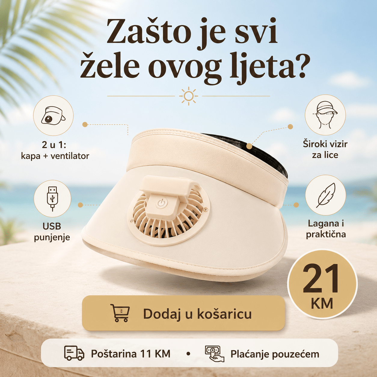 Kapa s Ventilatorom na USB – – – slika 8