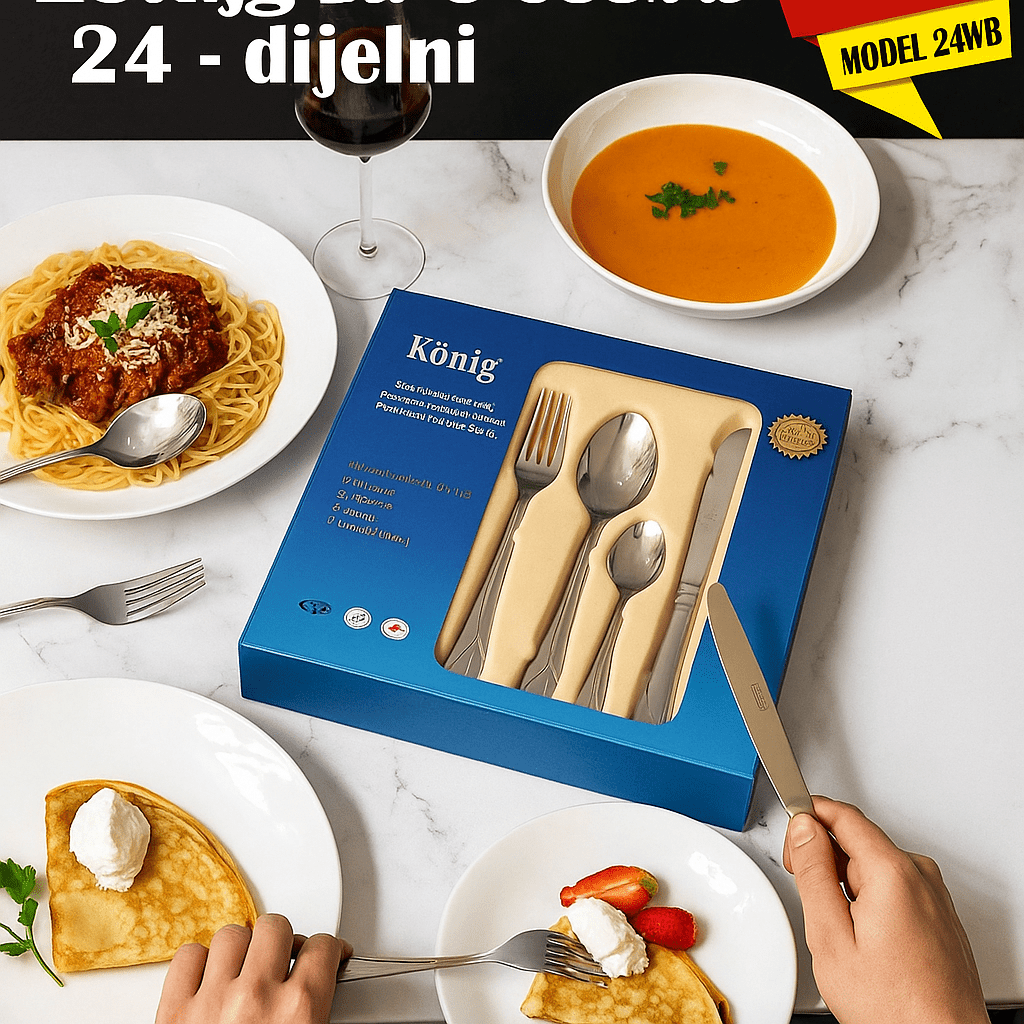 König Premium Escajg Set za 6 Osoba - SAMO KLIKNI