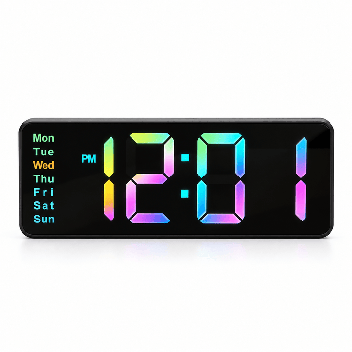 LED digitalni stolni sat CY0802-2 s prikazom u bojama