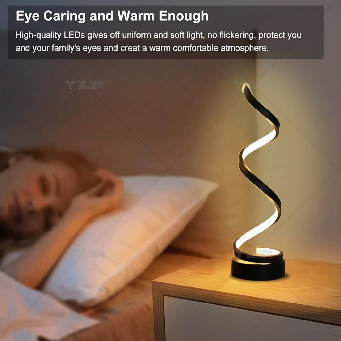 LED Stolna Spiralna Lampa - SAMO KLIKNI