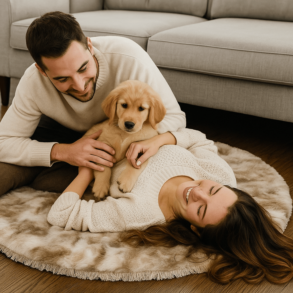 Luksuzni Okrugli Tepih Lora Eksimor - SAMO KLIKNI