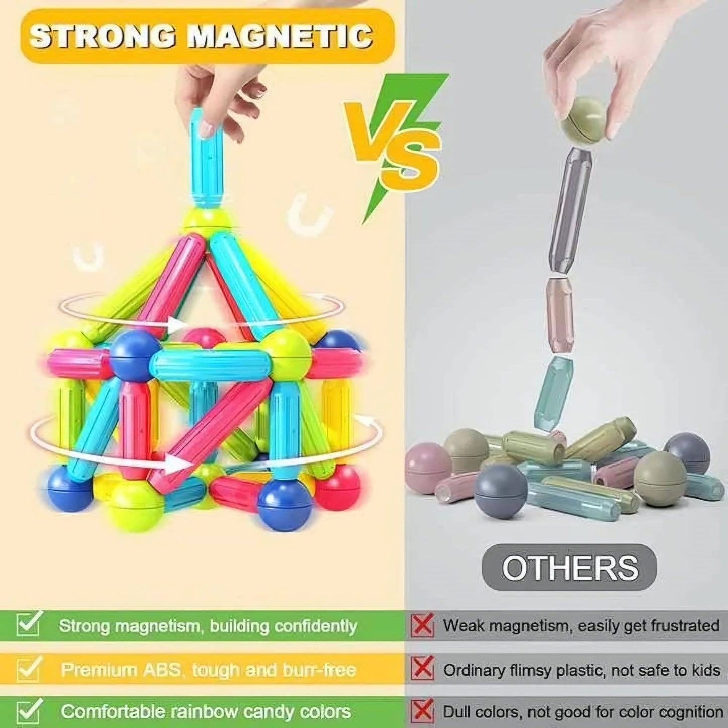 Magnetni Edukativni Set - 36 Dijelova - SAMO KLIKNI