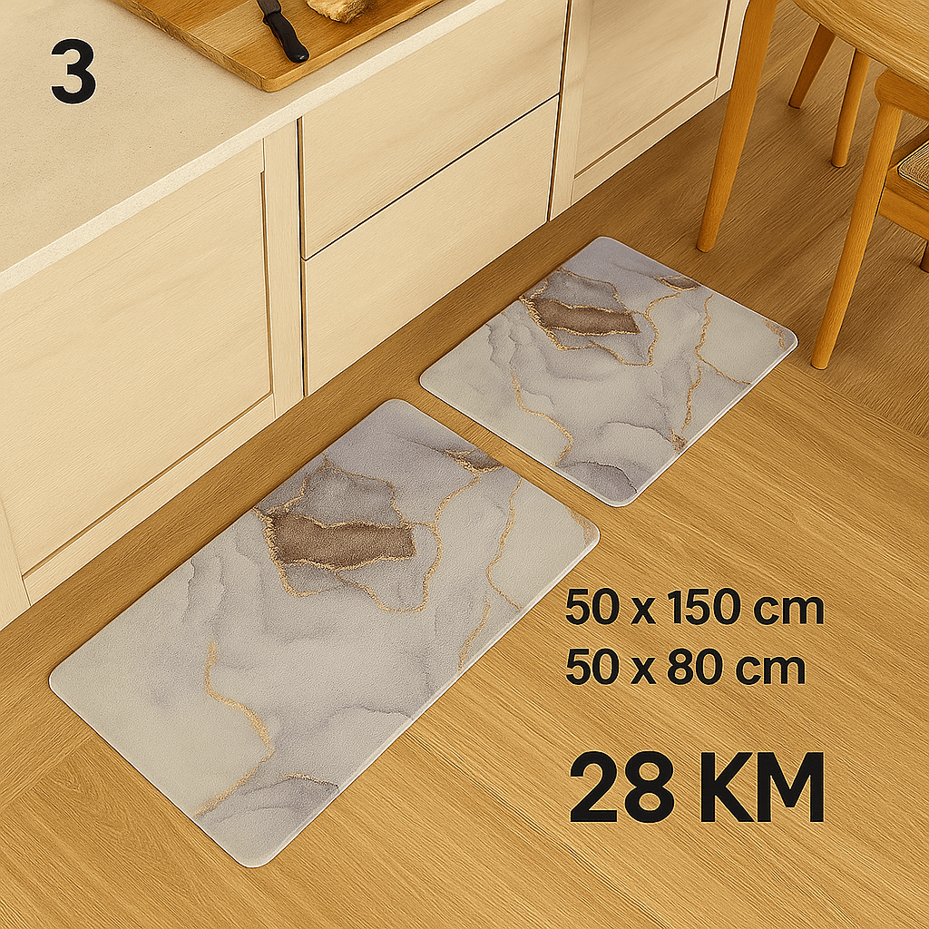 Marble Elegance Set dekorativnih prostirki - SAMO KLIKNI