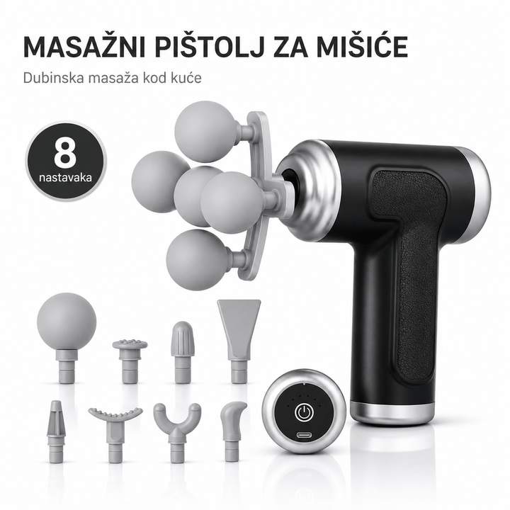 Masažni Pištolj za Mišiće