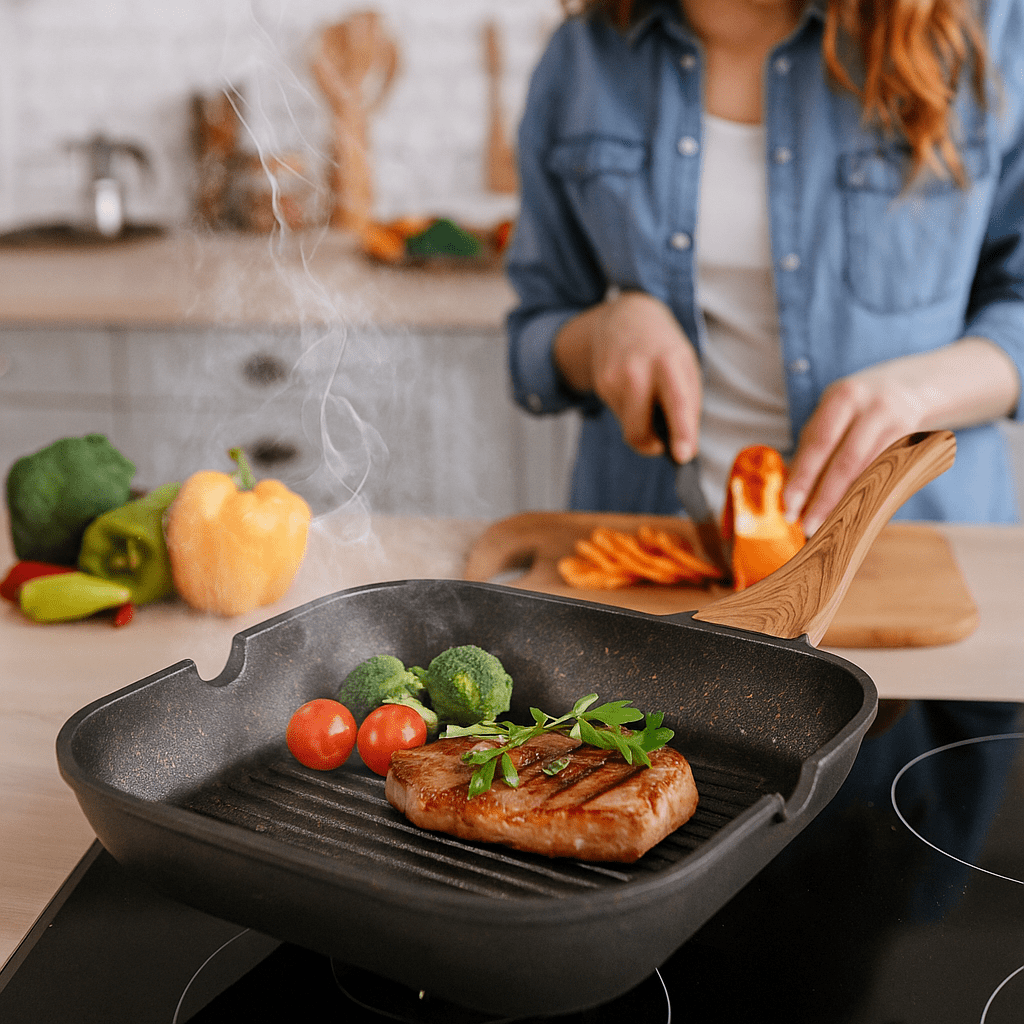 Masivna Grill Tava 30x30 cm - SAMO KLIKNI
