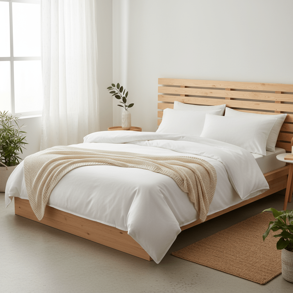 Maxgo Home Luksuzni Set Posteljine 4u1 - Više Boja – Set posteljine – Bijela – slika 5