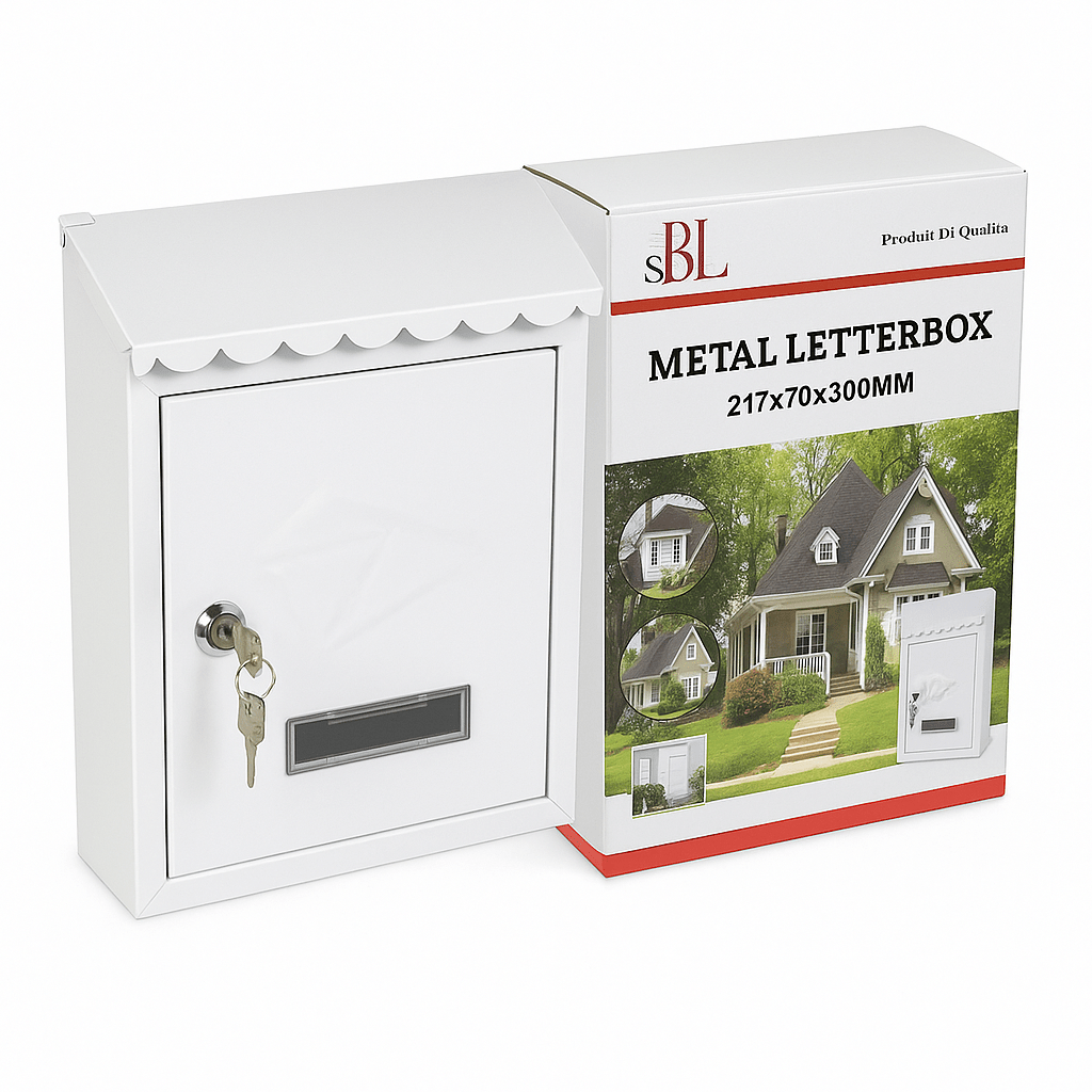 Metalna Poštanska Kutija 260x200x75 mm - SAMO KLIKNI