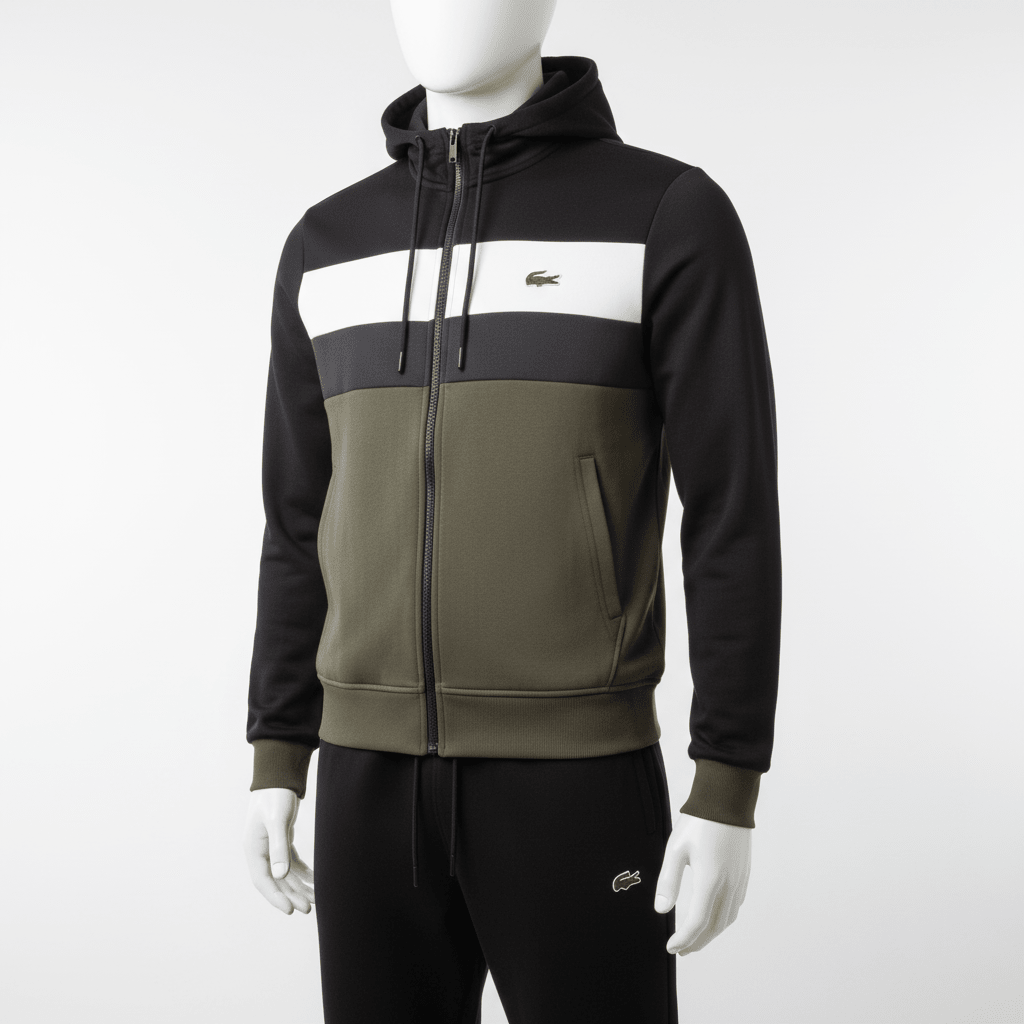 Muška Premium Trenerka – Muške Trenerke – S Zelena/Crna – slika 1