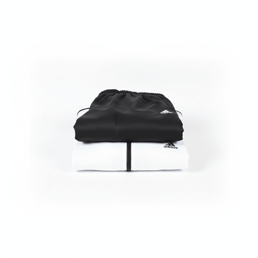 Muški Sportski Komplet Trenerka - Bijelo - Crna Elegancija – Muška Odjeća – M Bijelo - Crna – slika 4