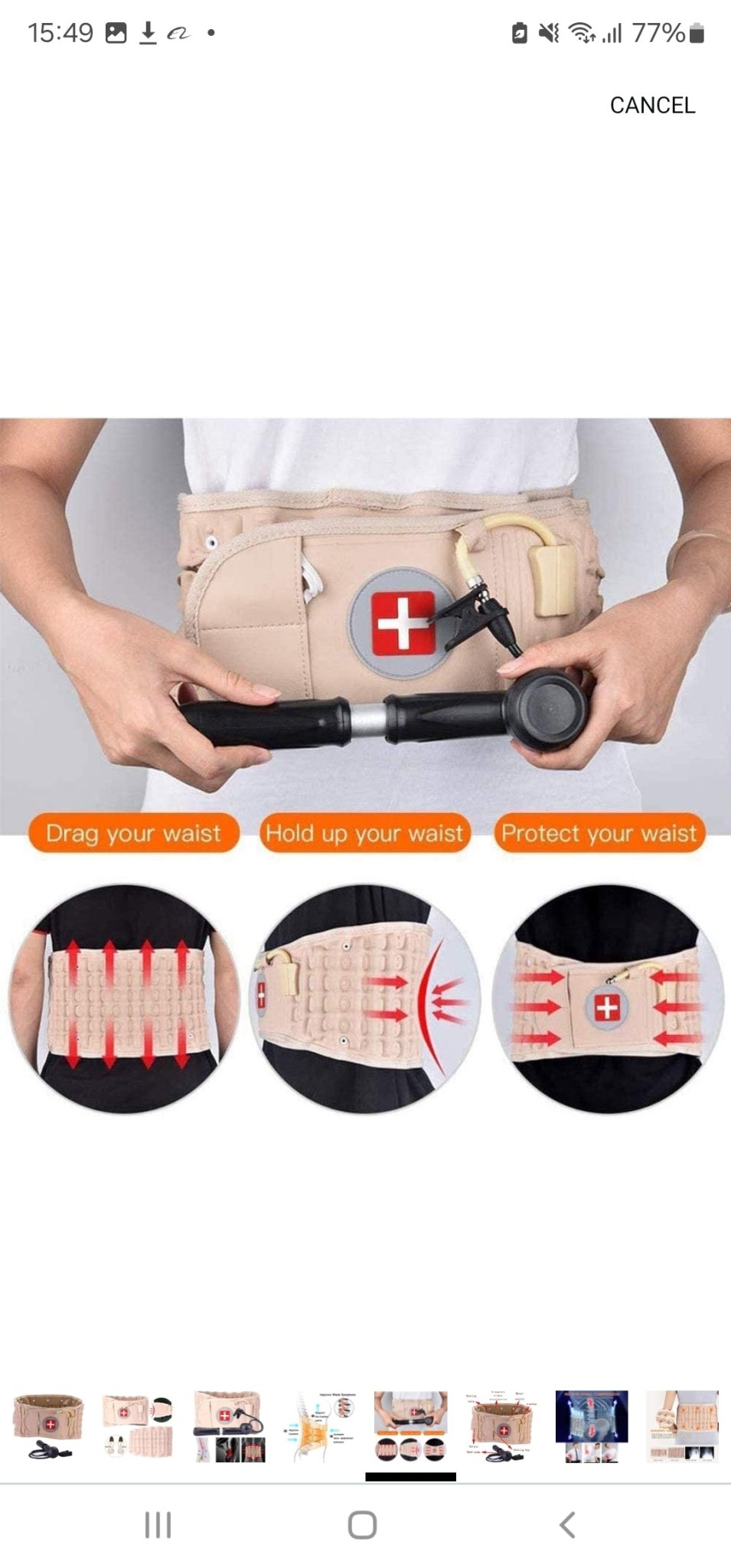 Ortopedski Pojas za Kralježnicu - SAMO KLIKNI