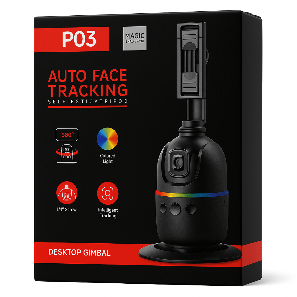 P03 Automatski 360° Gimbal s Praćenjem Lica - SAMO KLIKNI