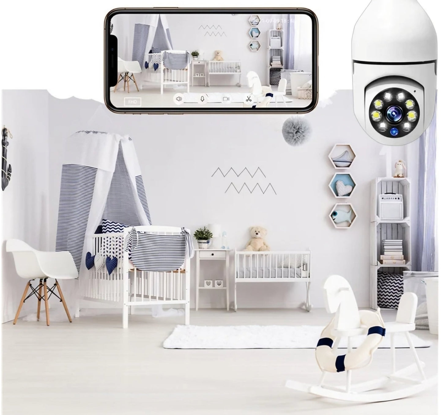 Pametna WiFi Kamera u Obliku Žarulje – – – slika 8