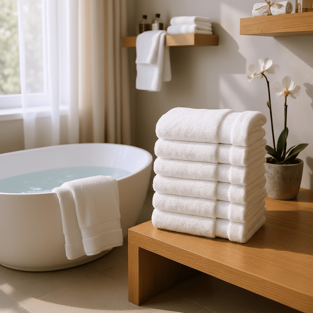 Premium bijeli Turski peškiri – – 12 - dijelni set (50x90cm) – slika 19