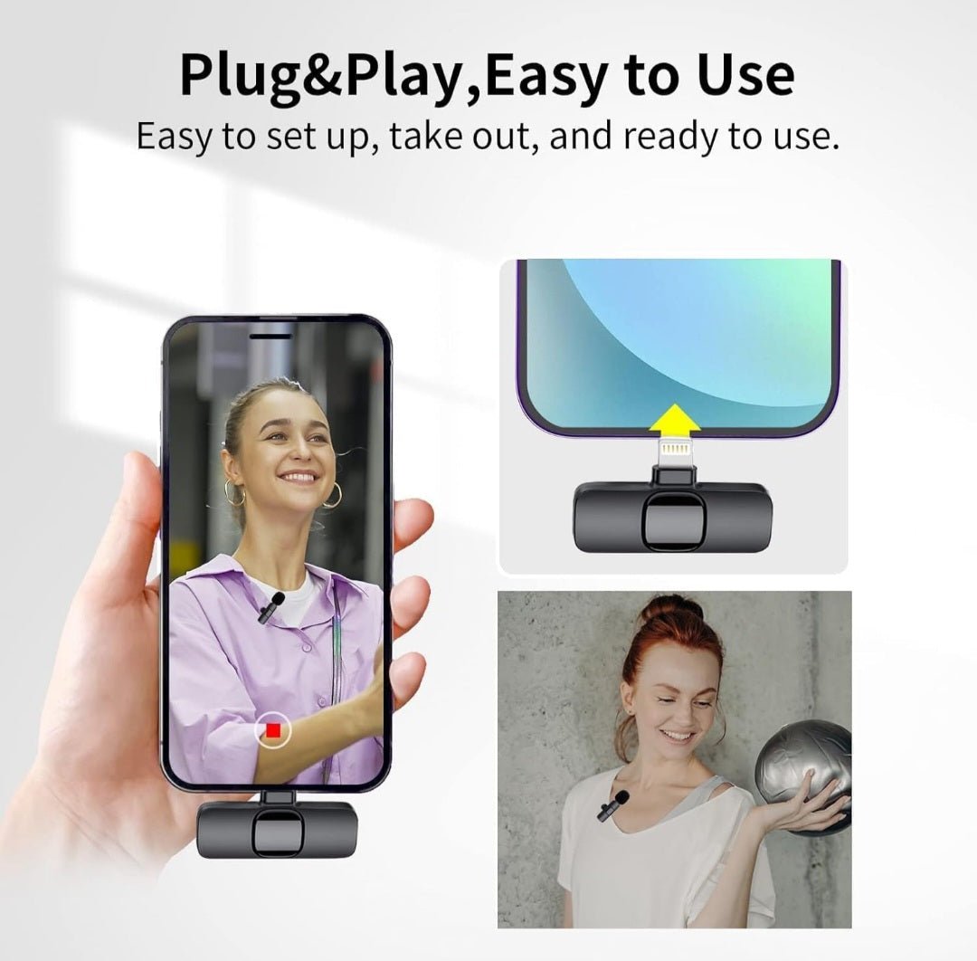 Profesionalni Bežični Lavalier Mikrofon - SAMO KLIKNI