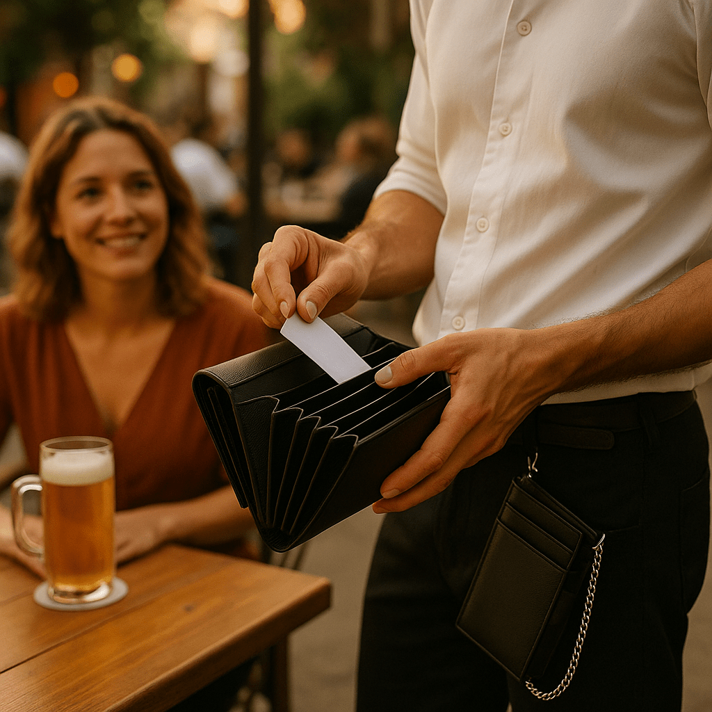 Profesionalni Konobarski Novčanik - SAMO KLIKNI