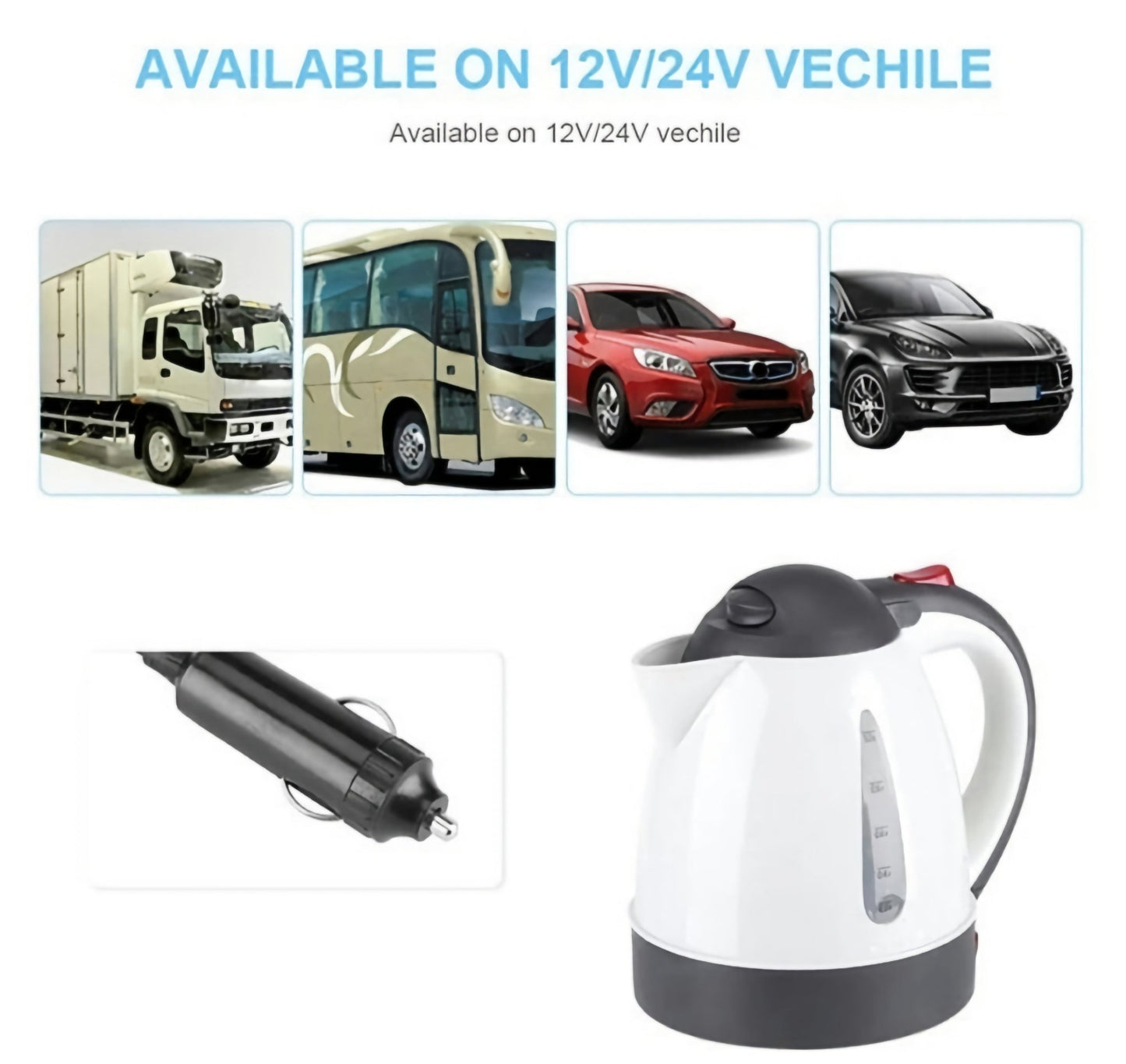 Putno Kuhalo za Vodu 12V/24V - SAMO KLIKNI