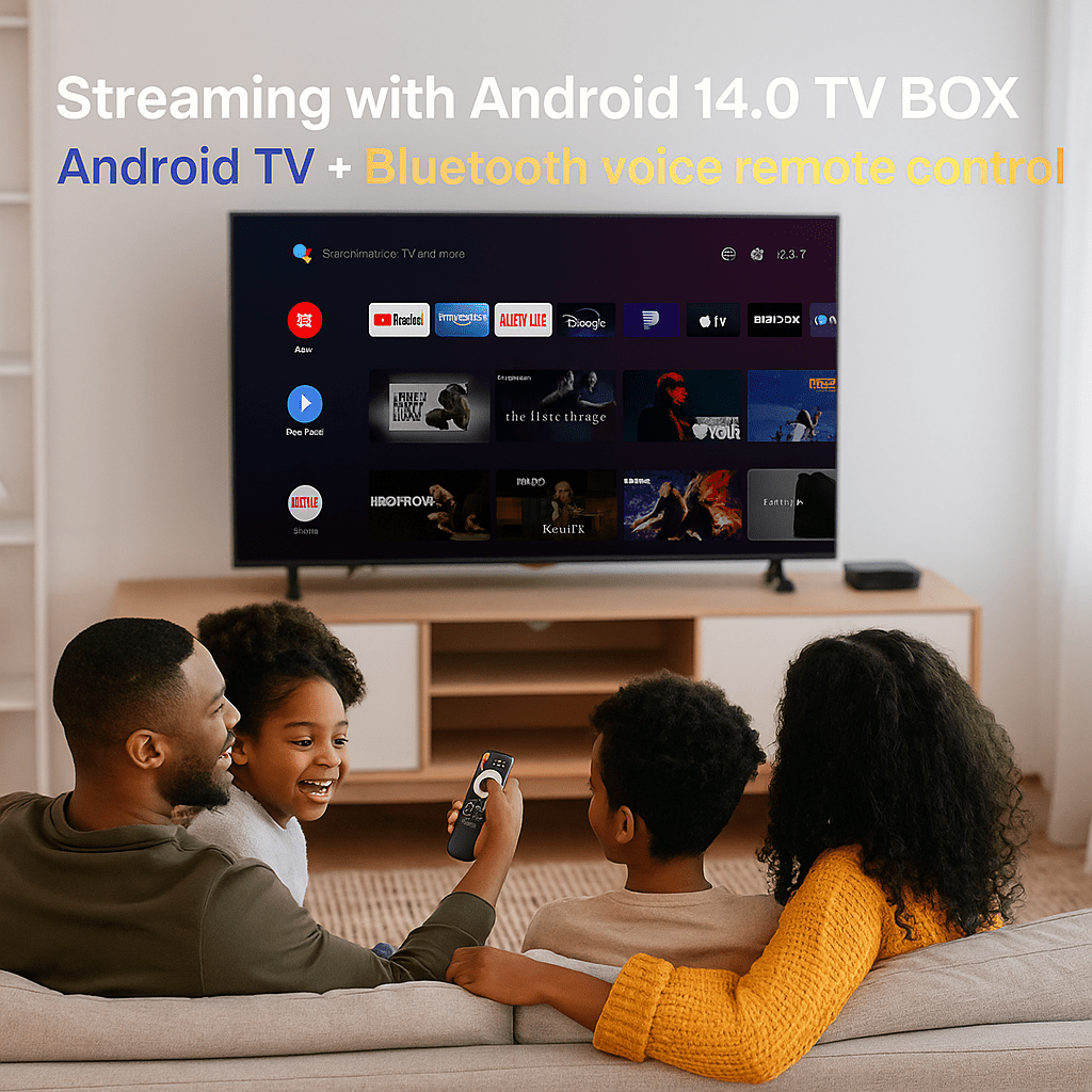 Q1 Android 14.0 TV BOX - SAMO KLIKNI