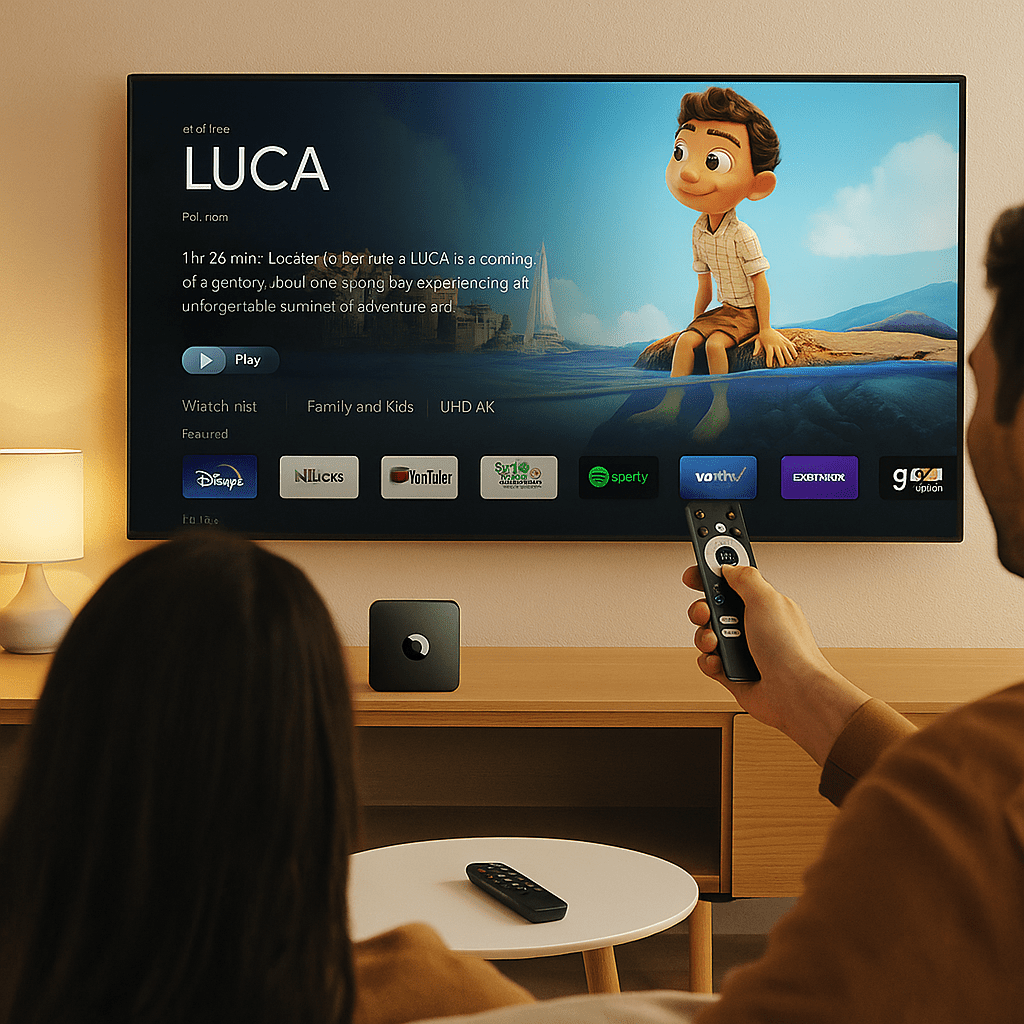Q1 Android 14.0 TV BOX - SAMO KLIKNI