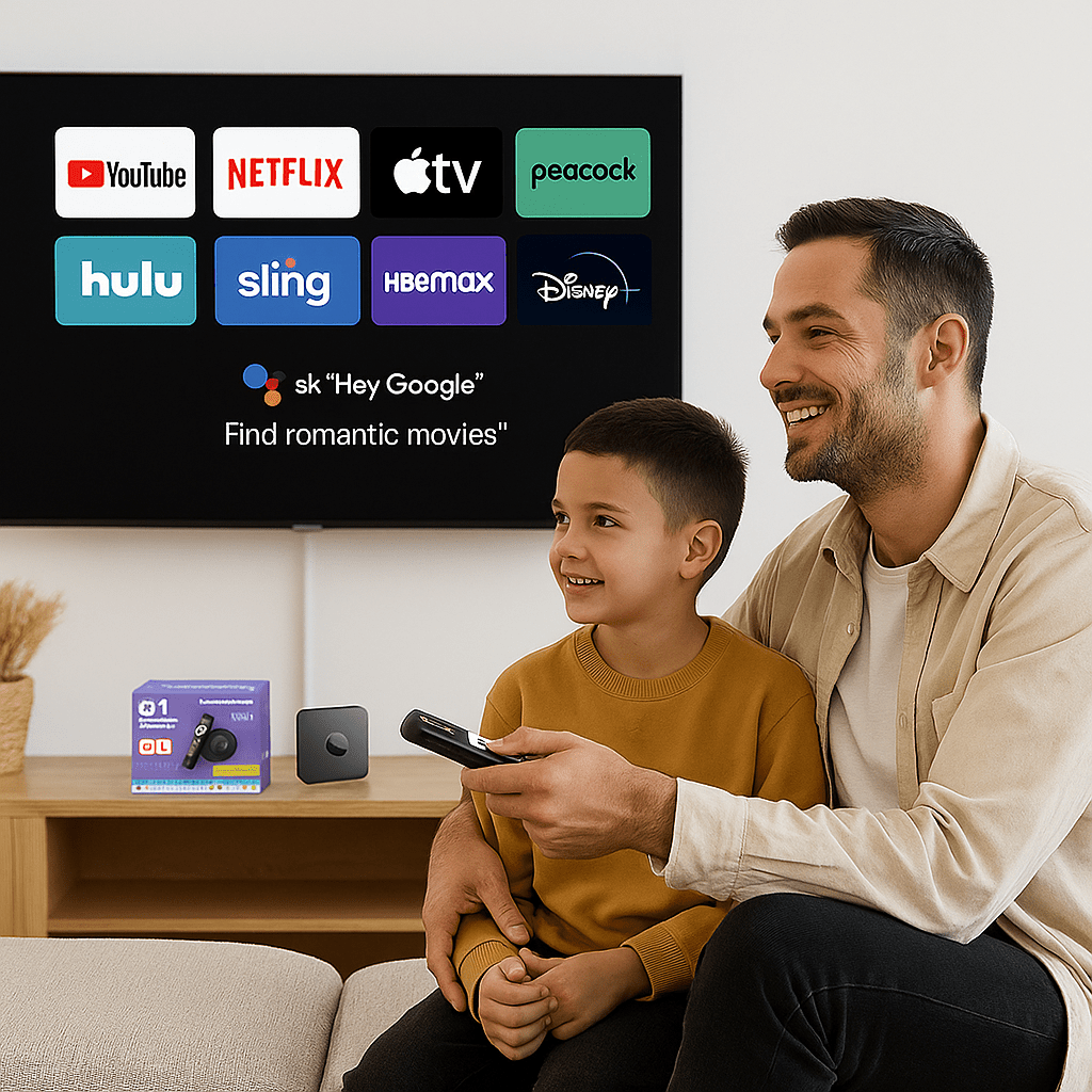 Q1 Android 14.0 TV BOX - SAMO KLIKNI