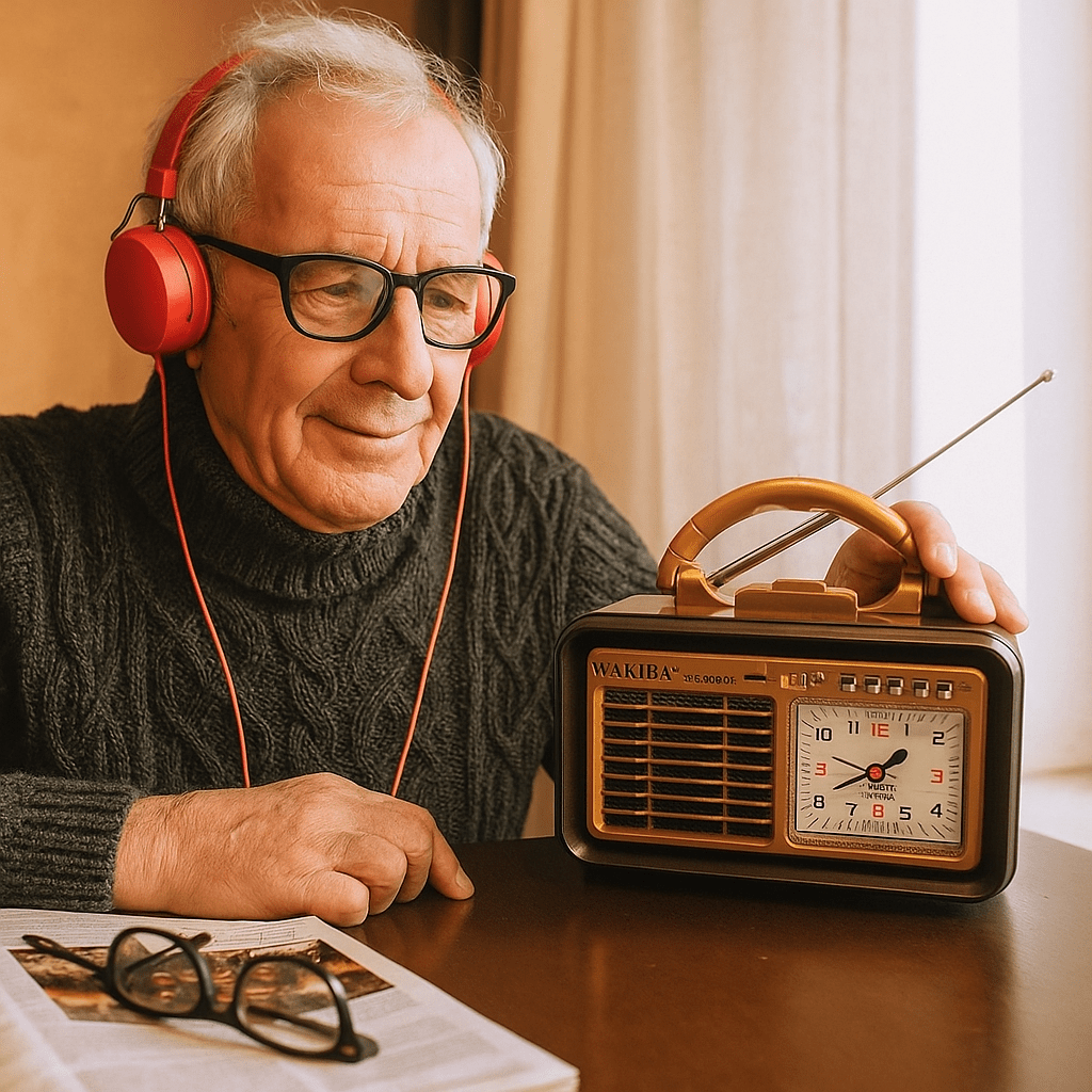 Retro Prijenosni Radio sa Satom - SAMO KLIKNI