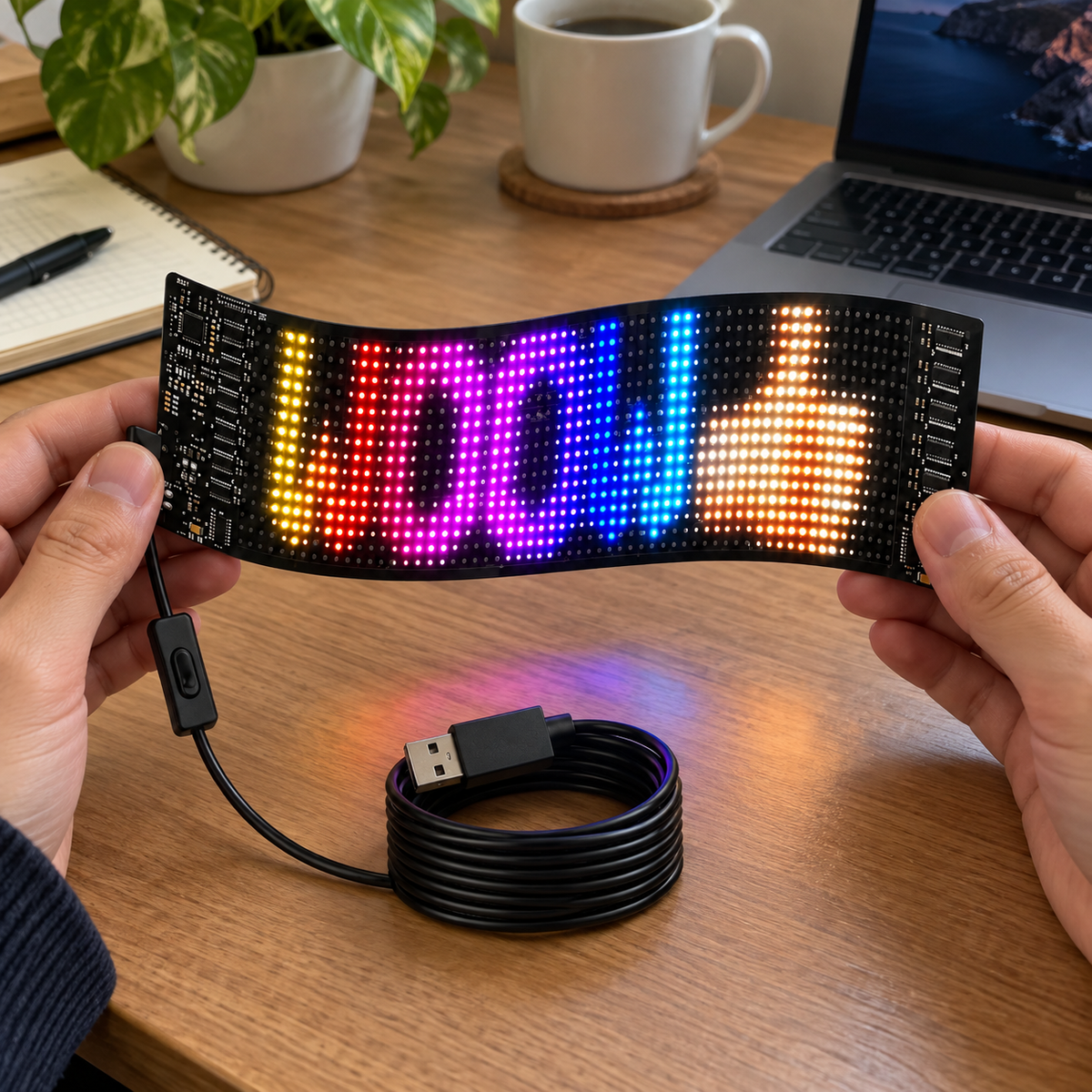 RGB LED panel za poruke i animacije – Dekorativna rasvjeta – – slika 3