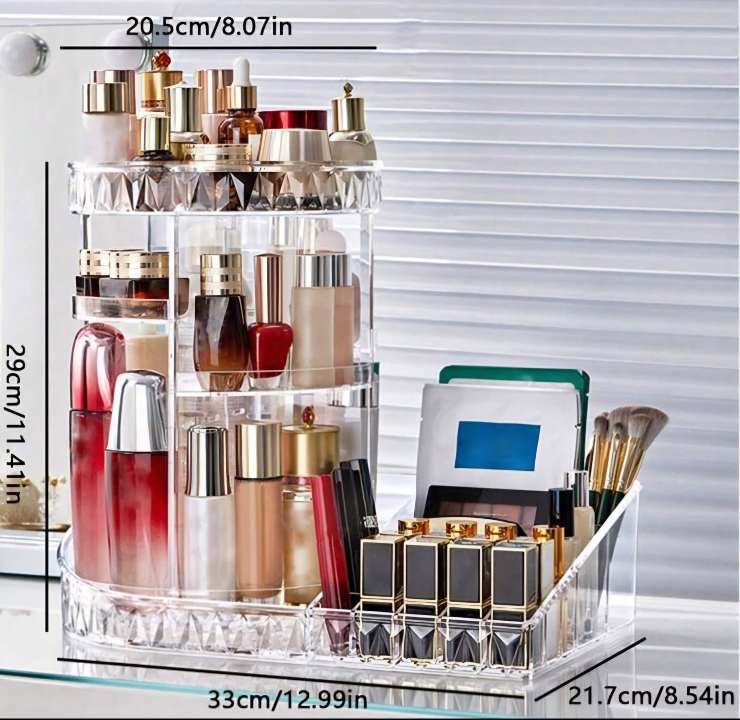Rotirajući Organizator Kozmetike 360° - SAMO KLIKNI